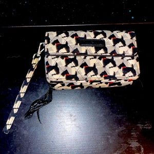 Vera Bradley Scottie Dog Wristlet/Purse